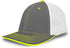 Pacific Headwear Trucker Flexfit® Cap, Size S/M (404M), Color 'GraphiteWhiteNeonYellow'